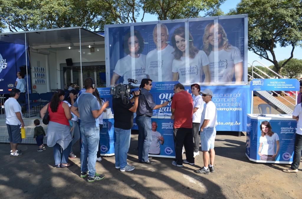 Campanha "Ouvido, Nariz e Garganta: cuide e viva melhor" Curitiba